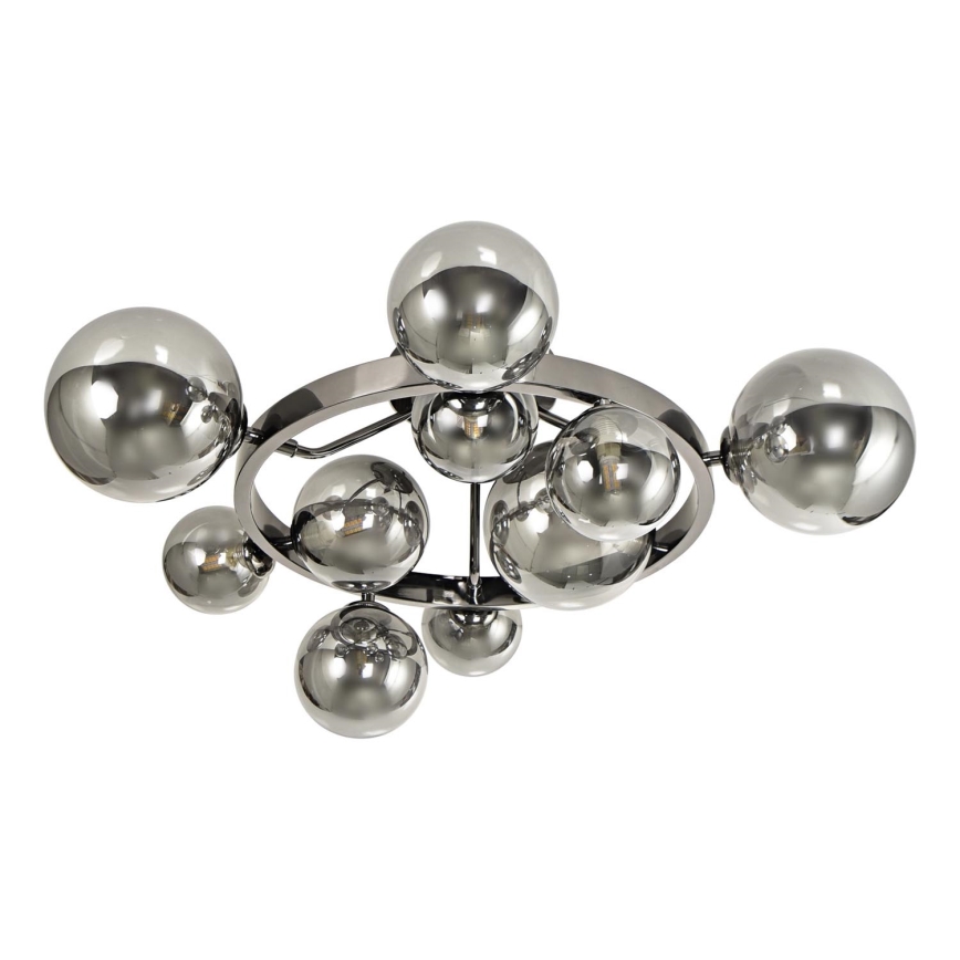 Brilagi - LED Nadgradni luster MILLA 10xG9/3W/230V sjajni krom/dimna