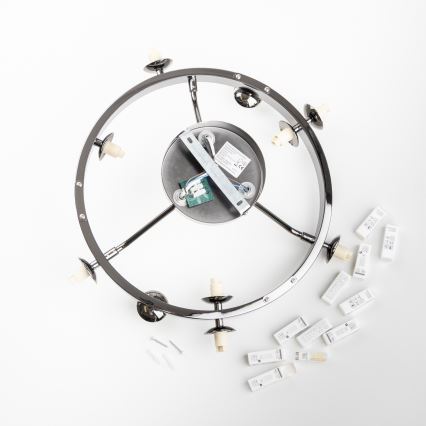 Brilagi - LED Nadgradni luster MILLA 10xG9/3W/230V sjajni krom/dimna