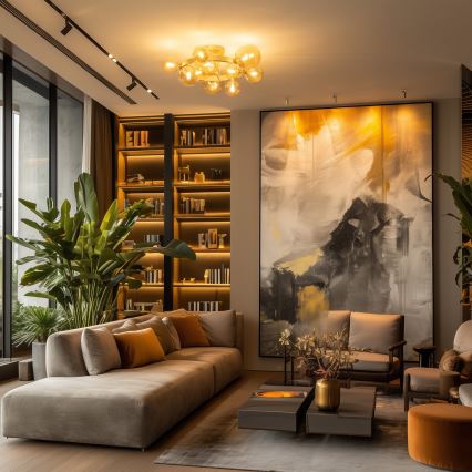 Brilagi - LED Nadgradni luster MILLA 10xG9/3W/230V zlatna