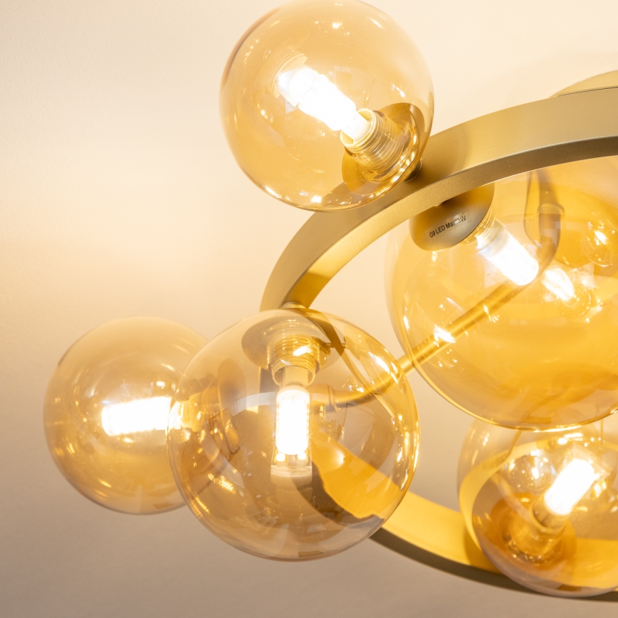 Brilagi - LED Nadgradni luster MILLA 10xG9/3W/230V zlatna