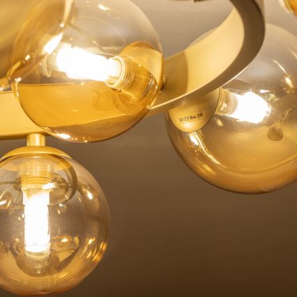 Brilagi - LED Nadgradni luster MILLA 10xG9/3W/230V zlatna