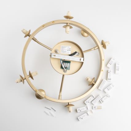 Brilagi - LED Nadgradni luster MILLA 10xG9/3W/230V zlatna