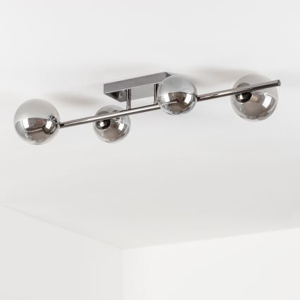 Brilagi - LED Nadgradni luster MILLA 4xG9/3W/230V sjajni krom/dimna