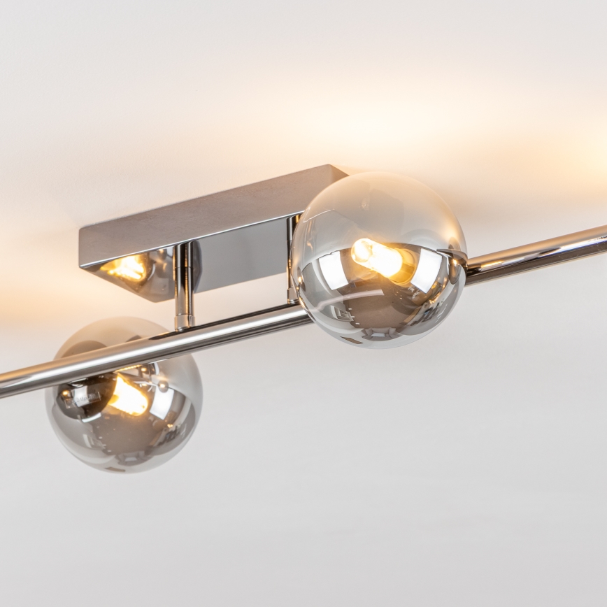 Brilagi - LED Nadgradni luster MILLA 4xG9/3W/230V sjajni krom/dimna