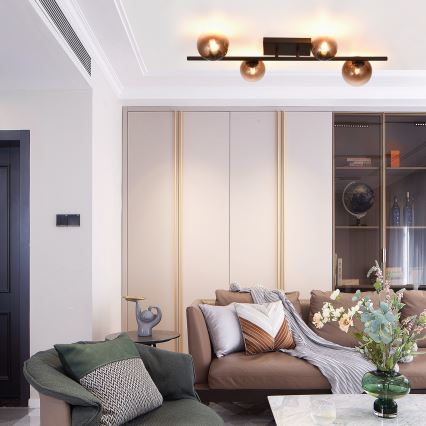 Brilagi - LED nadgradni luster MILLA 4xG9/3W/230V smeđa/dimna smeđa