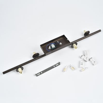Brilagi - LED nadgradni luster MILLA 4xG9/3W/230V smeđa/dimna smeđa