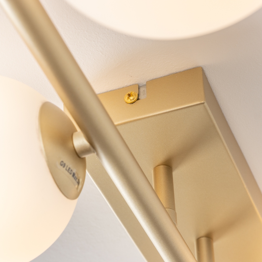 Brilagi - LED Nadgradni luster MILLA 4xG9/3W/230V zlatna/bijela