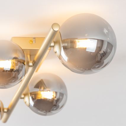Brilagi - LED Nadgradni luster MILLA 4xG9/3W/230V zlatna/dimna