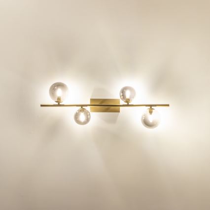 Brilagi - LED Nadgradni luster MILLA 4xG9/3W/230V zlatna/dimna