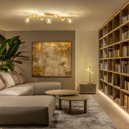 Brilagi - LED Nadgradni luster MILLA 7xG9/3W/230V zlatna