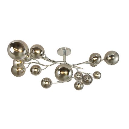 Brilagi - LED Nadgradni luster MISTEL 15xG9/3W/230V sjajni krom/dimna