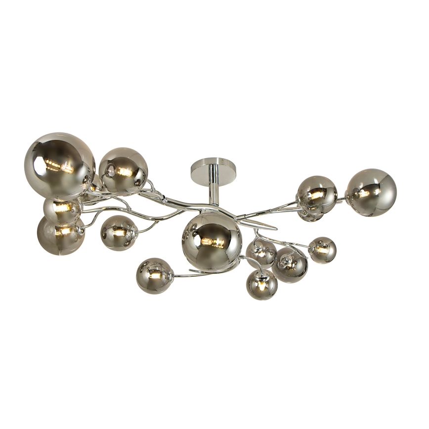 Brilagi - LED Nadgradni luster MISTEL 15xG9/3W/230V sjajni krom/dimna