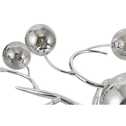 Brilagi - LED Nadgradni luster MISTEL 15xG9/3W/230V sjajni krom/dimna