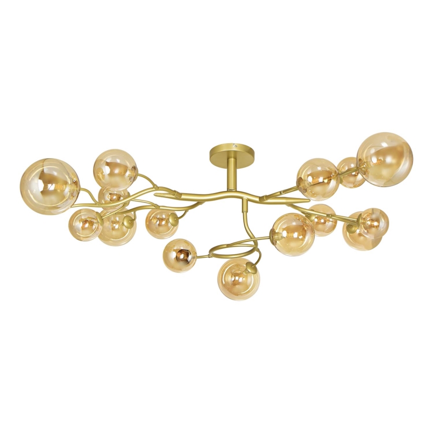 Brilagi - LED Nadgradni luster MISTEL 15xG9/3W/230V zlatna