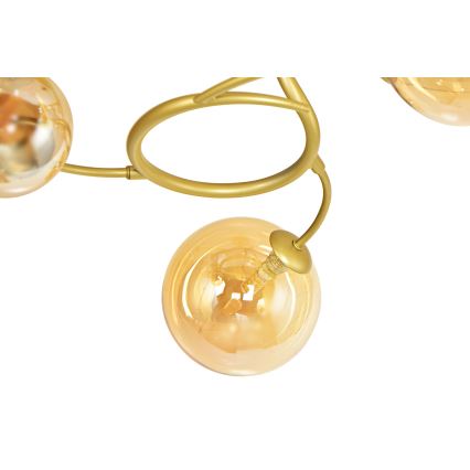 Brilagi - LED Nadgradni luster MISTEL 15xG9/3W/230V zlatna