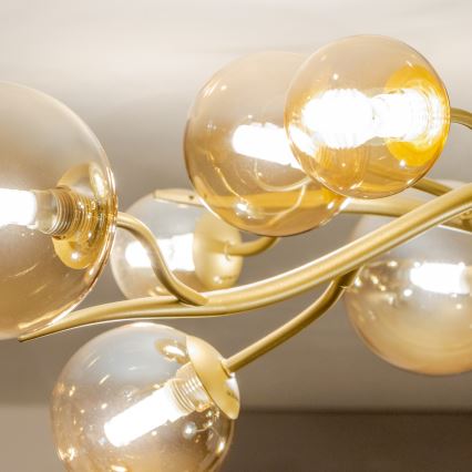 Brilagi - LED Nadgradni luster MISTEL 15xG9/3W/230V zlatna