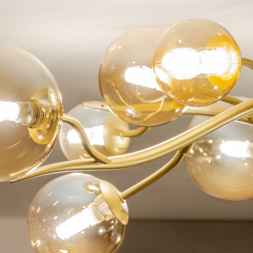 Brilagi - LED Nadgradni luster MISTEL 15xG9/3W/230V zlatna