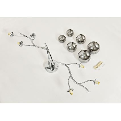 Brilagi - LED Nadgradni luster MISTEL 6xG9/3W/230V sjajni krom/dimna