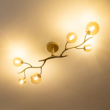 Brilagi - LED Nadgradni luster MISTEL 6xG9/3W/230V zlatna