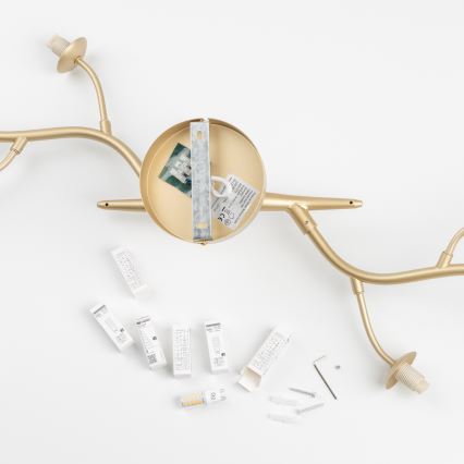 Brilagi - LED Nadgradni luster MISTEL 6xG9/3W/230V zlatna