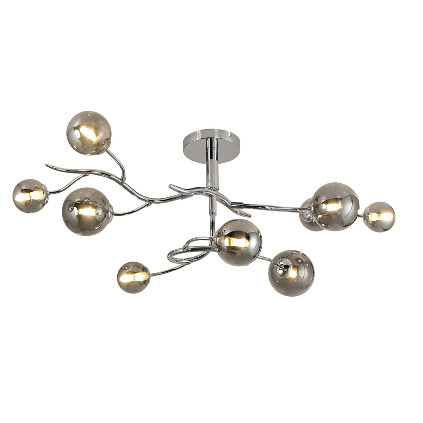Brilagi - LED Nadgradni luster MISTEL 9xG9/3W/230V sjajni krom/dimna