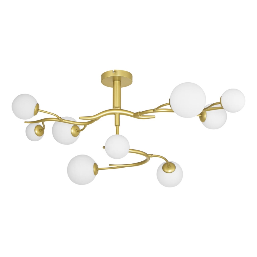 Brilagi - LED Nadgradni luster MISTEL 9xG9/3W/230V zlatna/bijela