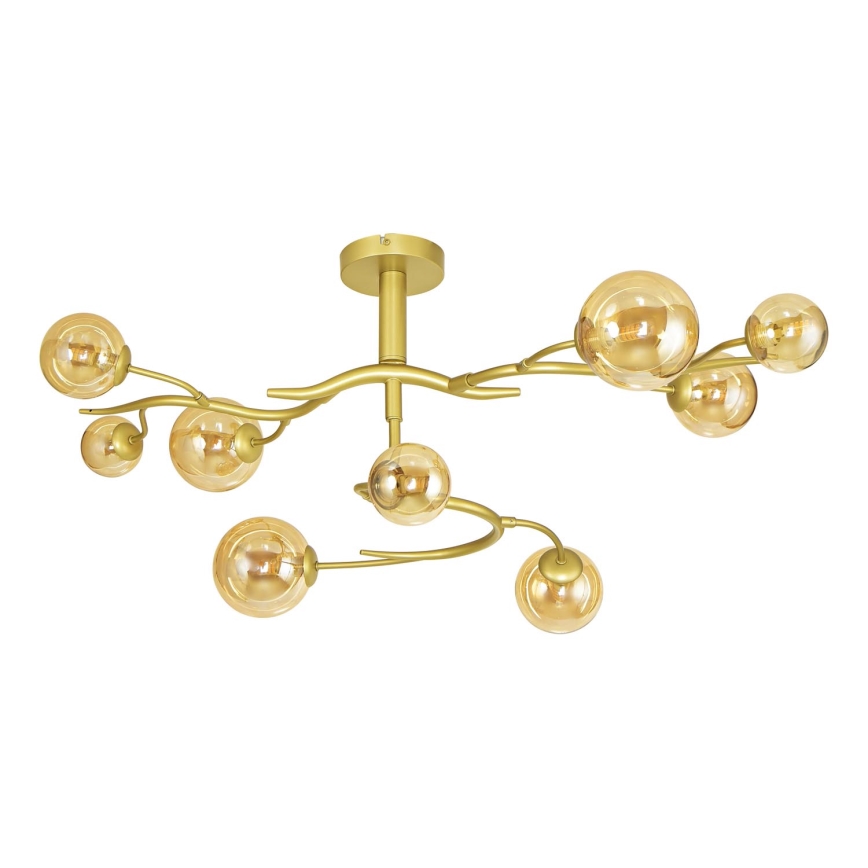 Brilagi - LED Nadgradni luster MISTEL 9xG9/3W/230V zlatna