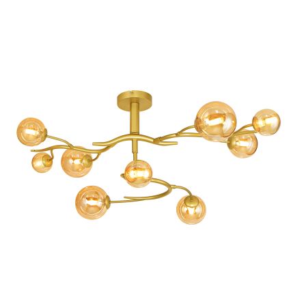Brilagi - LED Nadgradni luster MISTEL 9xG9/3W/230V zlatna