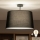 Brilagi - LED nadgradni stropni luster CERIA 1xE27/60W/230V promjer 45 cm crni