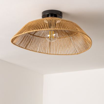 Brilagi - LED nadgradni stropni luster CERIA BOHO 1xE27/40W/230V Ø 50 cm smeđa