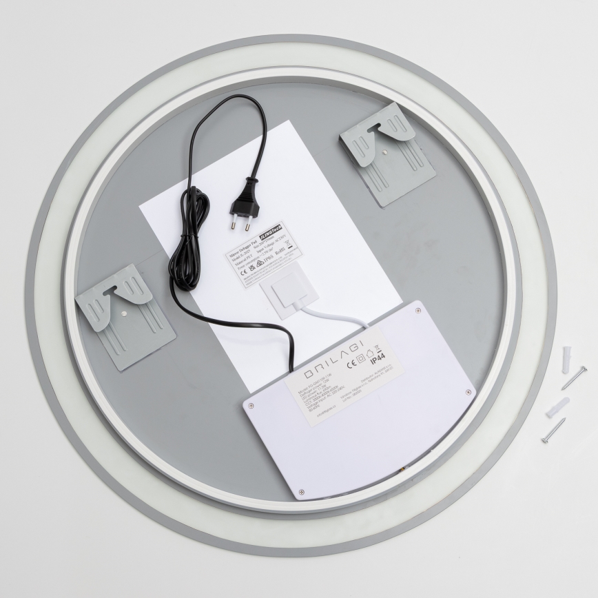 Brilagi - LED grijano kupaonsko ogledalo AVA ECO LED/11,5W/230V Ø 60 cm IP44 CRI 90 prigušivo + CCT