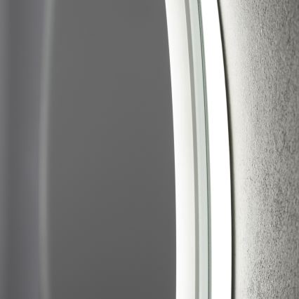 Brilagi - LED grijano kupaonsko ogledalo AVA ECO LED/11,5W/230V Ø 60 cm IP44 CRI 90 prigušivo + CCT