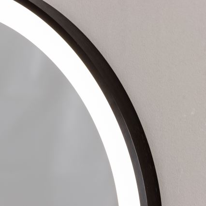 Brilagi - LED kupaonsko ogledalo CANZO LED/25W/230V 50x80 cm crno IP44 CRI 90 prigušivo + CCT