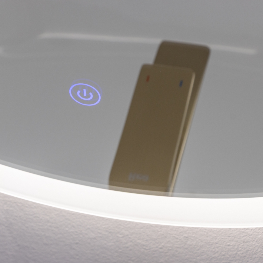 Brilagi - LED kupaonsko ogledalo CUNEO LED/19W/230V ø 60 cm IP44 CRI 90 prigušivo + CCT