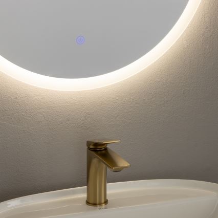 Brilagi - LED kupaonsko ogledalo CUNEO LED/19W/230V ø 60 cm IP44 CRI 90 prigušivo + CCT