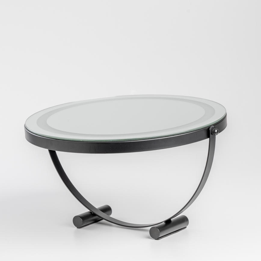BRILAGI - LED prigušivo ogledalo za šminku CALIFORNIA LED/17W/230V 3000/4000/6500K pr. 42 cm crna