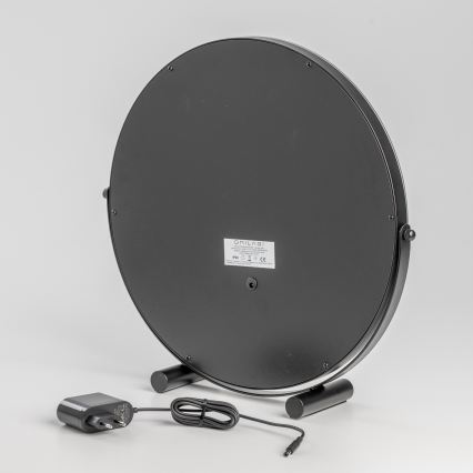 BRILAGI - LED prigušivo ogledalo za šminku CALIFORNIA LED/17W/230V 3000/4000/6500K pr. 42 cm crna