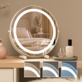 BRILAGI - LED ogledalo za šminkanje s prigušivanjem CALIFORNIA LED/17W/230V 3000/4000/6500K Ø 42 cm bijela