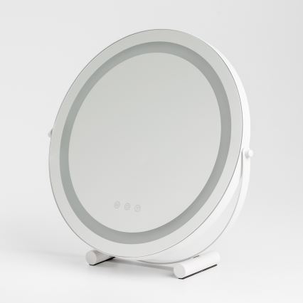 BRILAGI - LED ogledalo za šminkanje s prigušivanjem CALIFORNIA LED/17W/230V 3000/4000/6500K Ø 42 cm bijela
