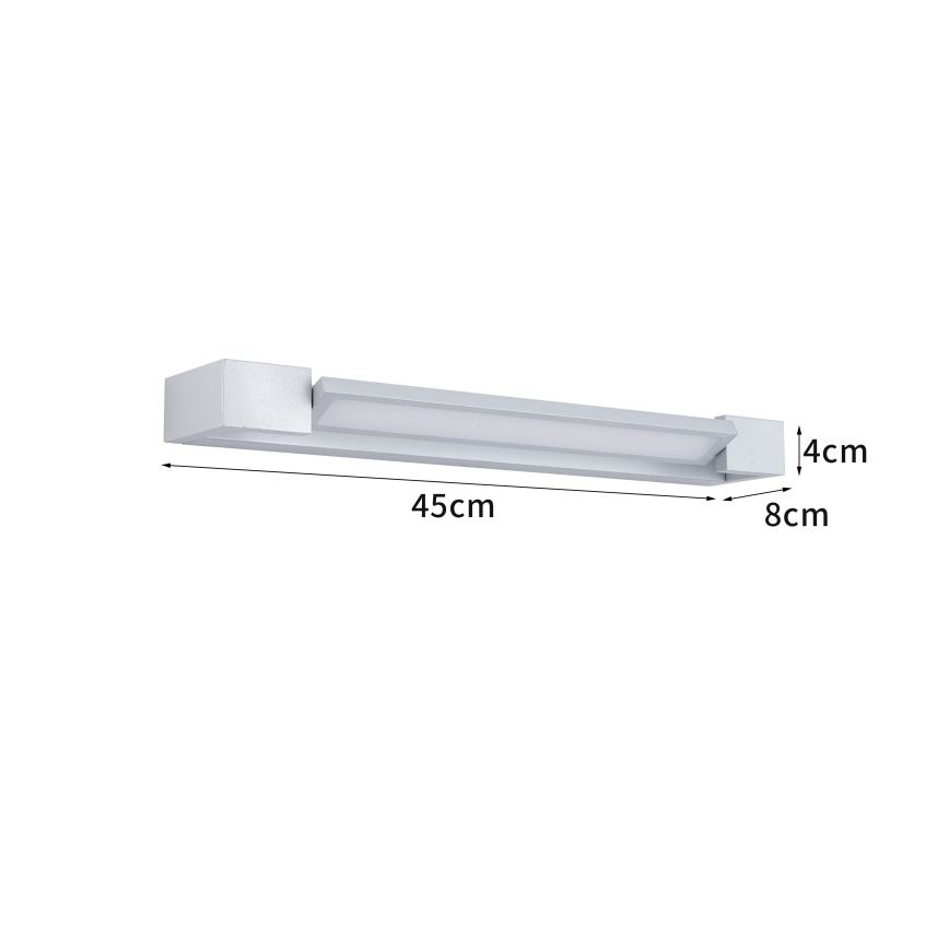 Brilagi - LED osvjetljenje za kupaonsko ogledalo AQUA LINE LED/12W/230V 45 cm IP44 matni krom CRI 90