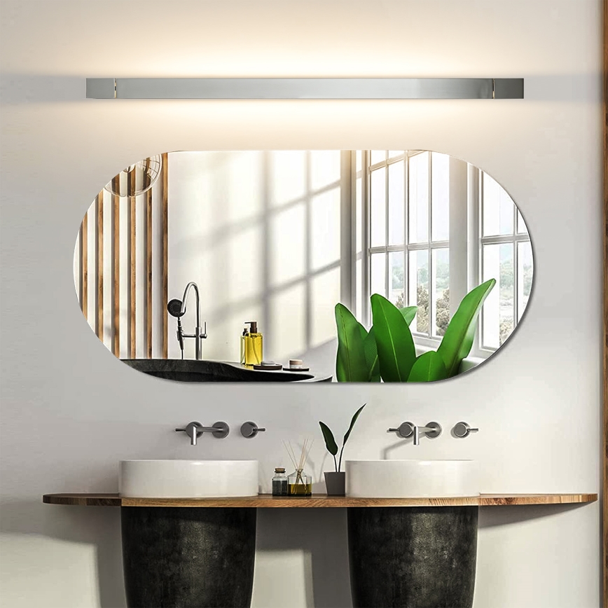 Brilagi - LED rasvjeta za kupaonsko ogledalo AQUA LINE LED/24W/230V 90 cm IP44 sjajni krom CRI 90