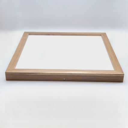 Brilagi - LED Stropna svjetiljka za kupaonice WOODY FRAME LED/40W/230V 60x60 cm IP44 hrast