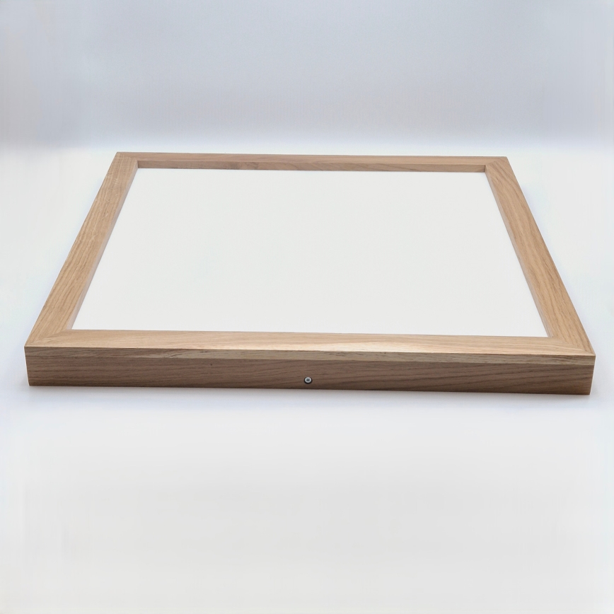 Brilagi - LED Stropna svjetiljka za kupaonice WOODY FRAME LED/40W/230V 60x60 cm IP44 hrast