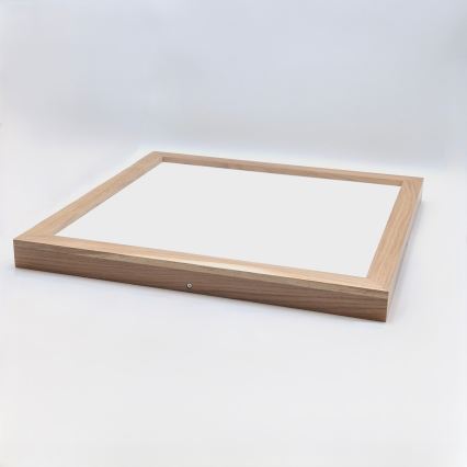 Brilagi - LED Stropna svjetiljka za kupaonice WOODY FRAME LED/40W/230V 60x60 cm IP44 hrast