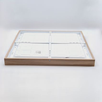 Brilagi - LED Stropna svjetiljka za kupaonice WOODY FRAME LED/40W/230V 60x60 cm IP44 hrast