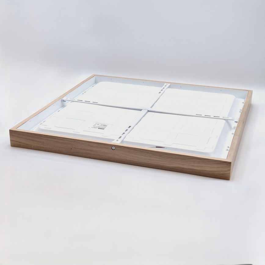 Brilagi - LED Stropna svjetiljka za kupaonice WOODY FRAME LED/40W/230V 60x60 cm IP44 hrast