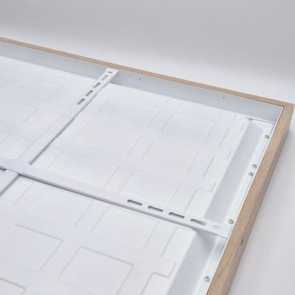 Brilagi - LED Stropna svjetiljka za kupaonice WOODY FRAME LED/40W/230V 60x60 cm IP44 hrast