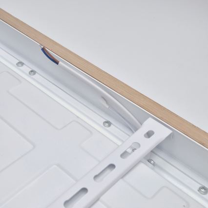 Brilagi - LED Stropna svjetiljka za kupaonice WOODY FRAME LED/40W/230V 60x60 cm IP44 hrast
