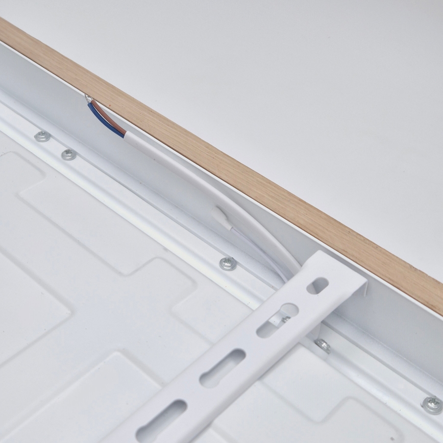 Brilagi - LED Stropna svjetiljka za kupaonice WOODY FRAME LED/40W/230V 60x60 cm IP44 hrast