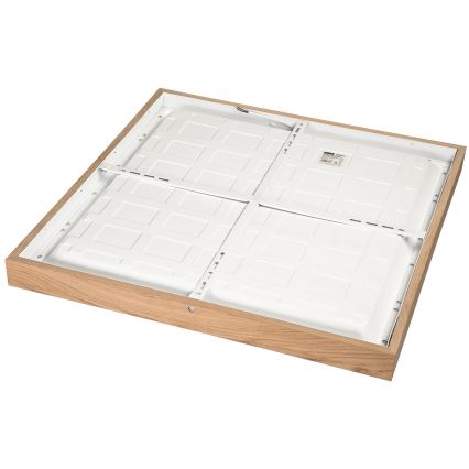 Brilagi - LED Stropna svjetiljka za kupaonice WOODY FRAME LED/40W/230V 60x60 cm IP44 hrast
